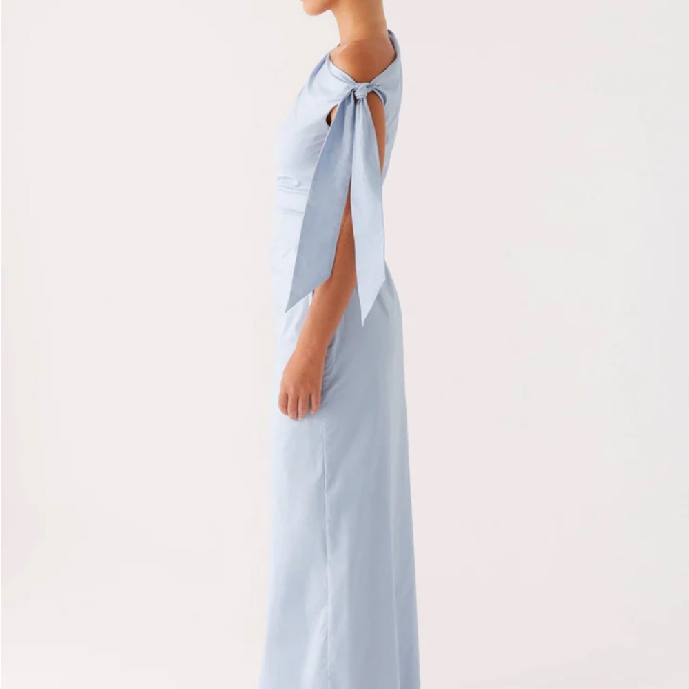 Peppermayo Light Blue One-Shoulder Maxi Dress - Picture 2 of 5